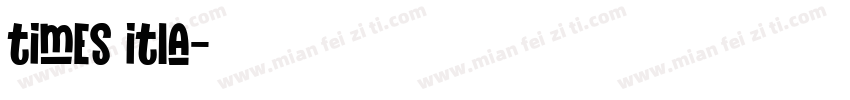 times itla字体转换